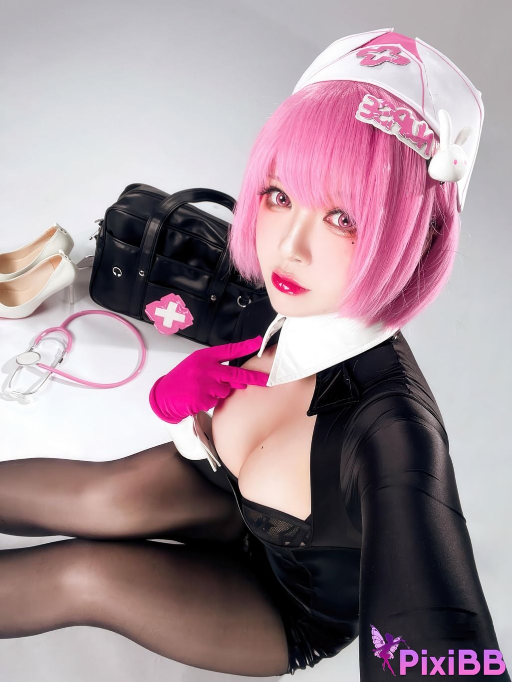 Cosplayer Half half son Dr. Wang PixiBB.COM 055