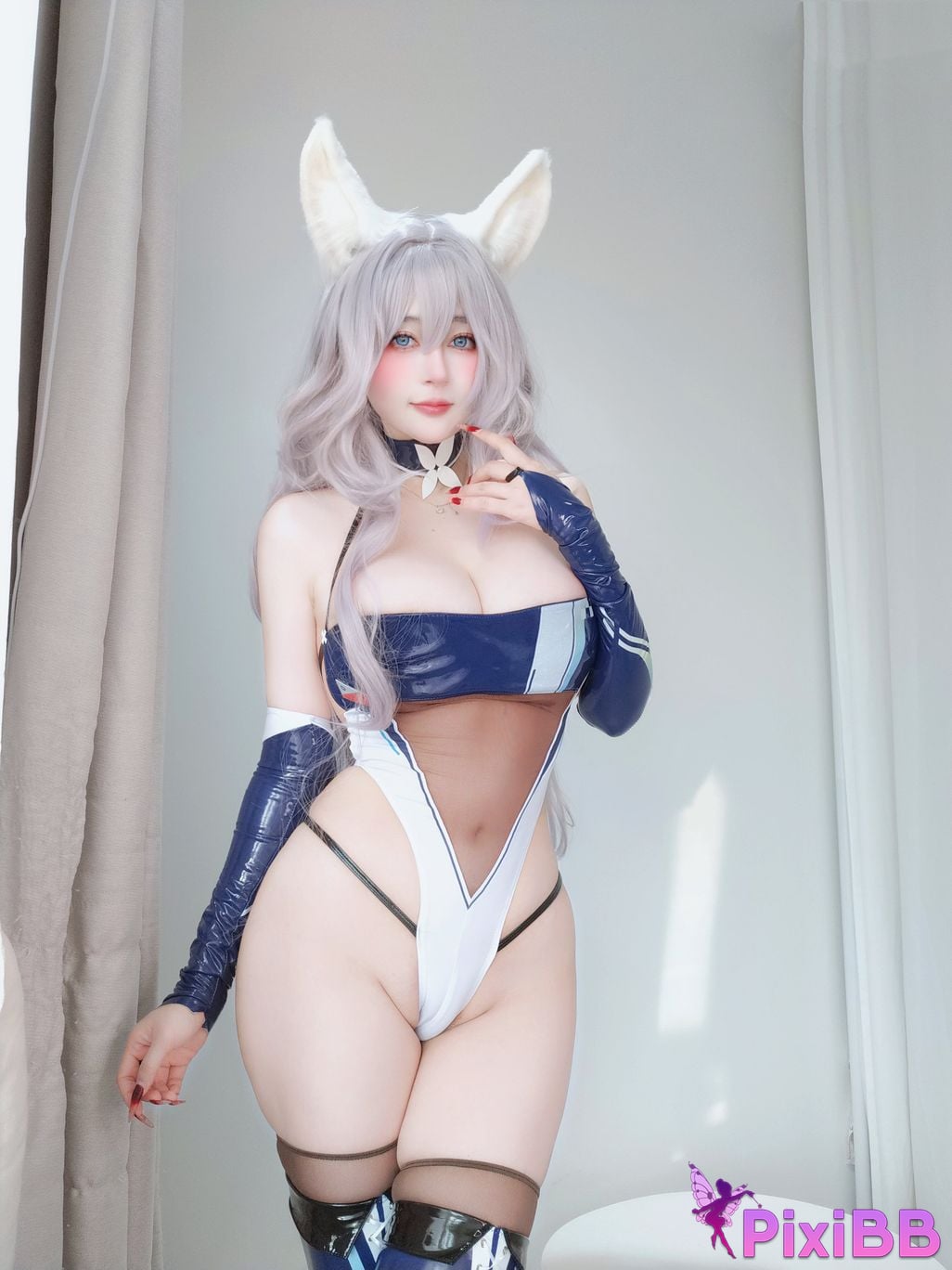 Cosplay Silver 81 Fantia April 2025 Member Collection PixiBB.COM 006