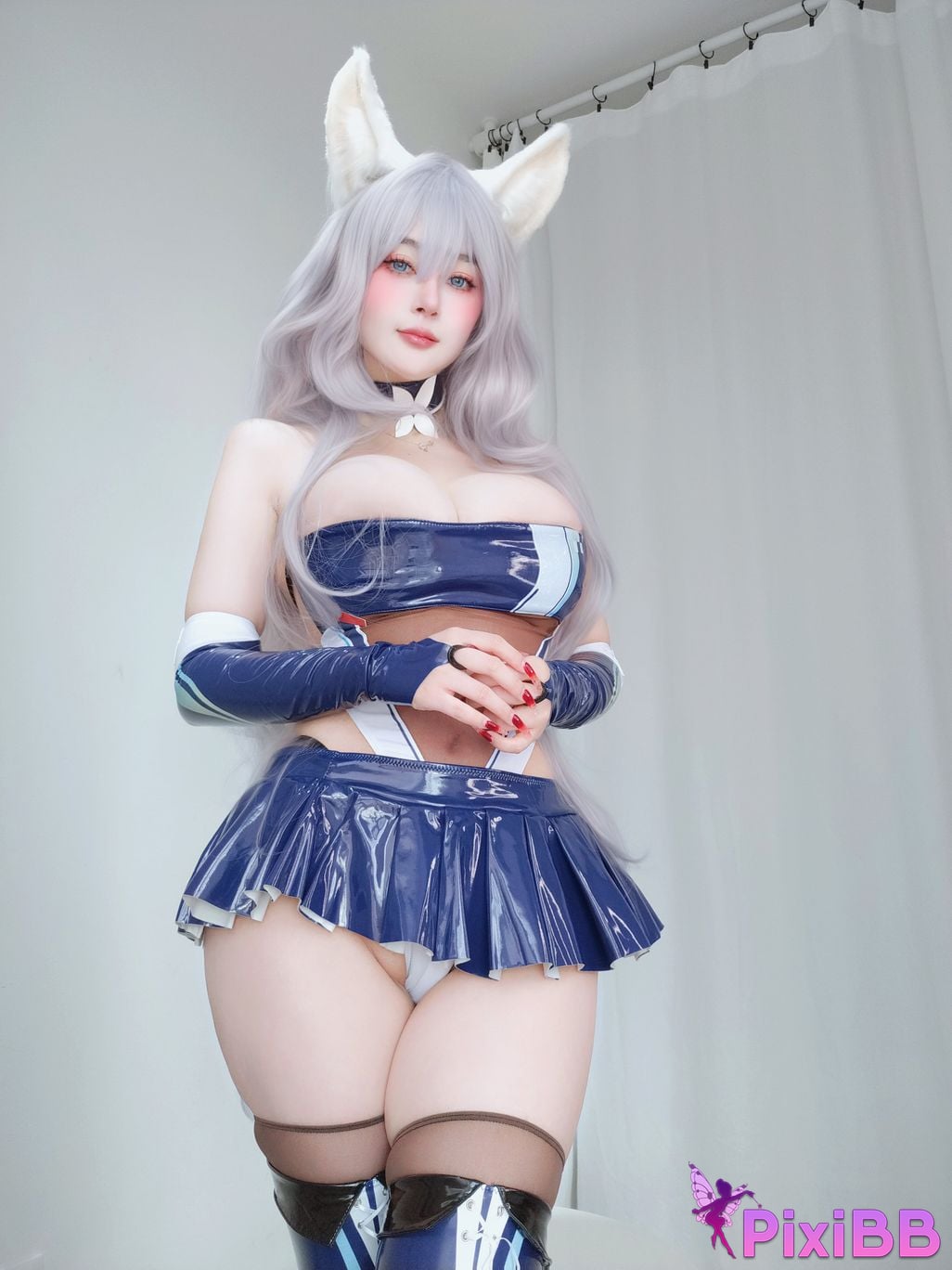 Cosplay Silver 81 Fantia April 2025 Member Collection PixiBB.COM 024